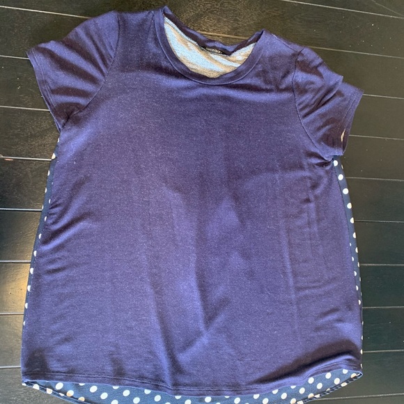STITCH FIX PAPERMOON Marisol Mixed Material Top - Picture 2 of 5